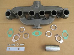 INTAKE EXHAUST MANIFOLD + GASKETS + HARDWARE FOR ALLIS CHALMERS D GRADER D17