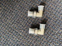4PCS M14-M14 90 Degree Angle Elbow Screw Connector Fitting