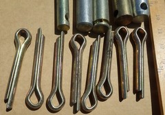 Lot Hitch Pins Heavy Duty Farm Equipment 3 Point Hitch