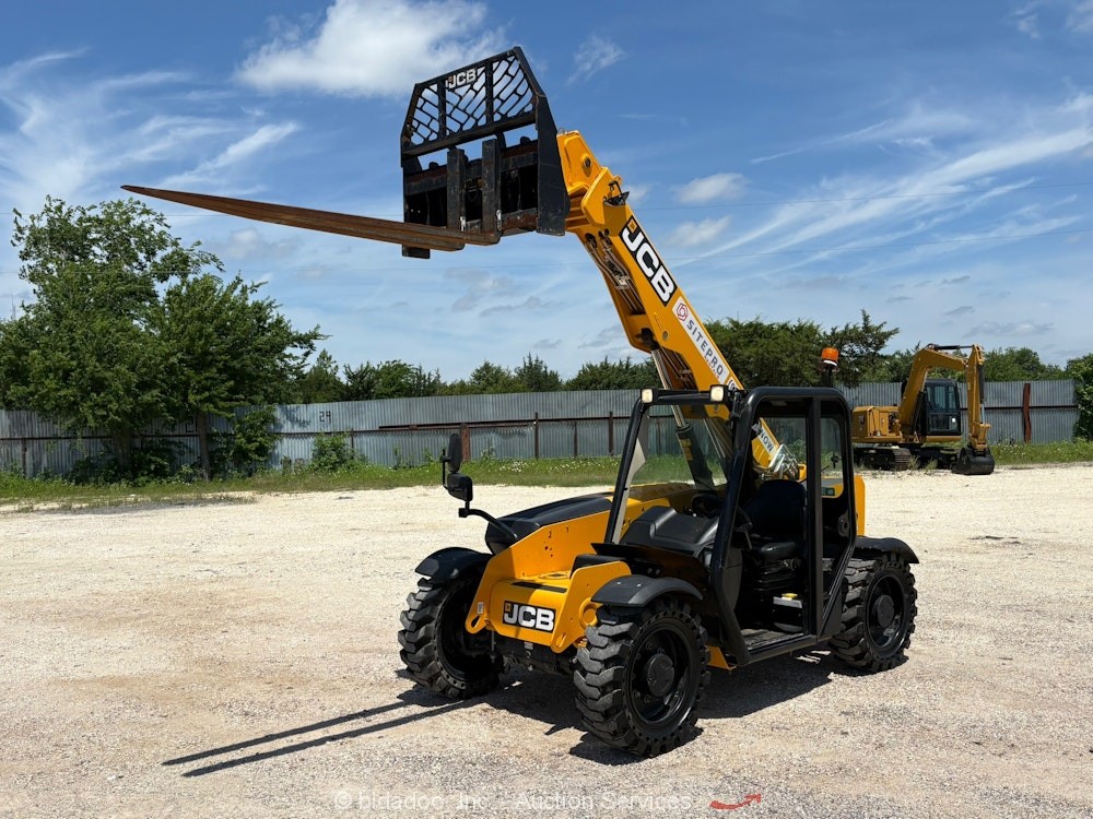 2023 JCB 505-20 TC 20′ 5,500 lbs Telescopic Reach Forklift Telehandler bidadoo