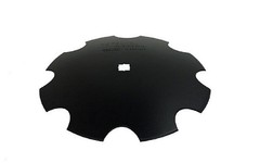 16″ Notched Disc Harrow Blade Dual-Punched 7/8″ x 1″ Round 11 Gauge 3 MM Round