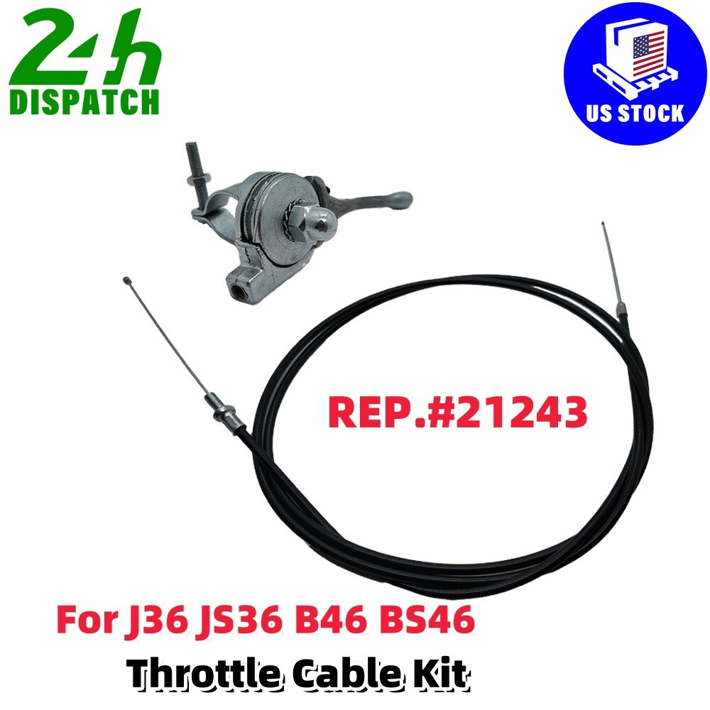 Throttle Cable Kit For J36 JS36 B46 BS46 Trowel Machines #21243 Cable
