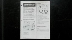 Quicksilver 95723A4 Remote Control Electric Harness Kit Manual 1987