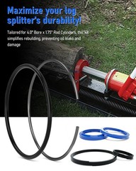 VEHIFOMO Hydraulic Log Splitter Cylinder For 4.0″Bore x 1.75″ Rod Cylinde