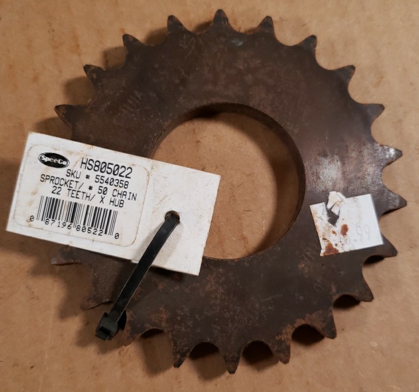SpeeCo HS805022 Sprocket/#50 Chain, 22 Teeth/X HUB, 5540358