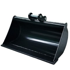 600mm Smooth Edge Bucket for 1-1.8T Mini Excavator, With Pin, Free Shipping USA