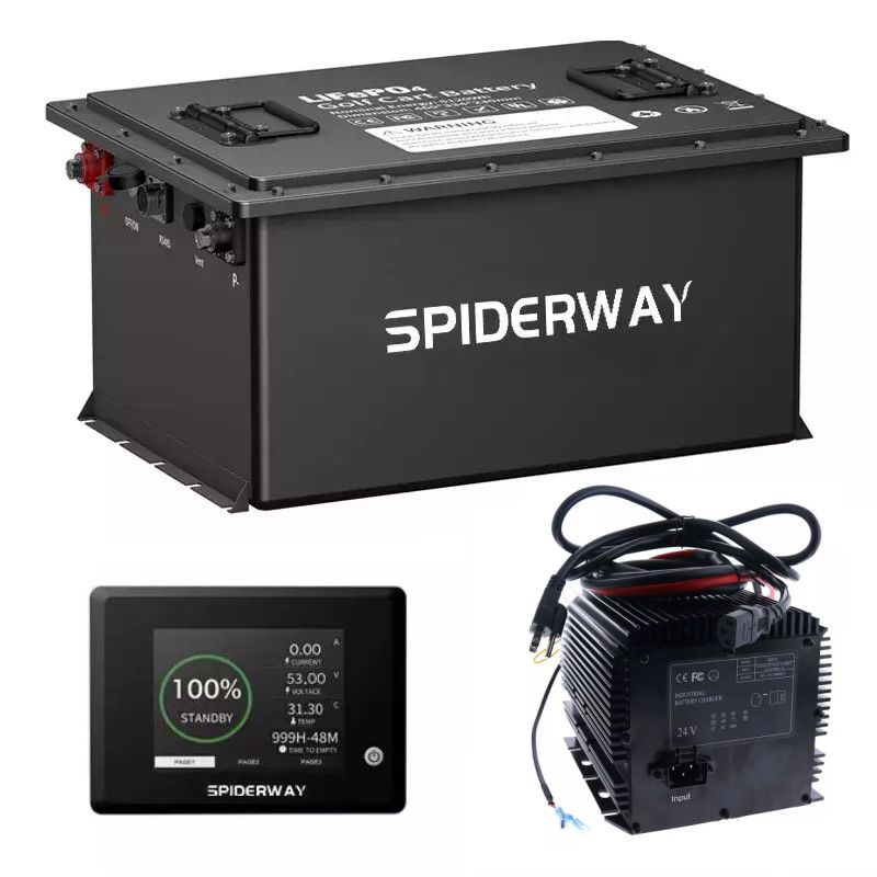 24V(25.6V) 105Ah LiFePO4 Lithium Battery for Genie Skyjack JLG Boom Scissor Lift