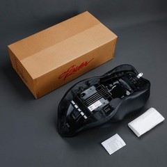 Gel Cushion Backrest TourPak Pad Road King Street/Road/Electra Glide 09-25 Black