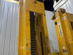 (4) 20 TON (160,000 LBS TOTAL) RAILQUIP / NEUERO HEAVY DUTY MOBILE VERTICAL LIFT