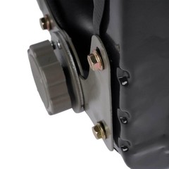 Universal Adjustable Backrest Forklift Excavator Lawn Mower Tractor Seat Black