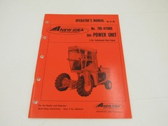 New Idea 709 Hydro Uni-Power Unit Operator’s Manual