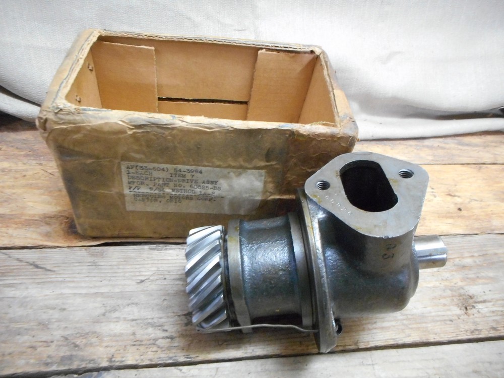 Hercules Drive Assy 60825-BS, NOS 1954, US Air Force, 58195 Gear, 60826 Housing