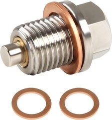 M14 x 1.5 Stainless Steel Magnetic Oil Drain Plug with Neodymium Size: M14x1.5
