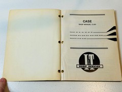 JI Case Tractor Service Repair Shop Maintenance Workshop Manual David Brown Case