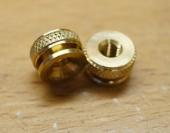 Yellow Black Cloth Copper Spark Plug Wire Set w/ Thumb Screws Fits John Deere BW