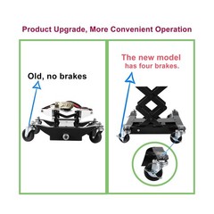 GarveeTech 450 LBS Low Profile Transmission Jack – Heavy-Duty Auto Repair Lif…