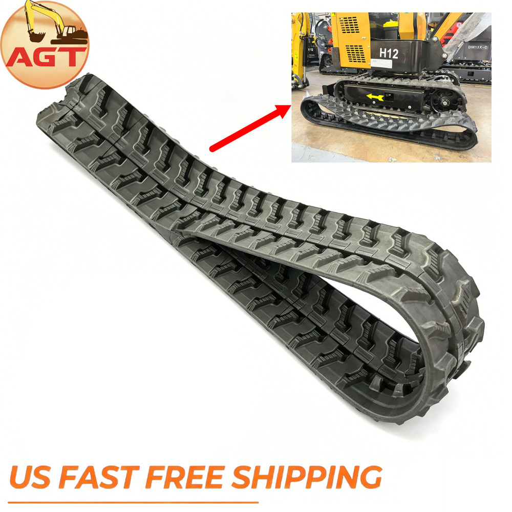 Rubber Track 180x72x37mm for QH12 LRT23 H12 DM12-C H15 Mini Excavator Light Duty