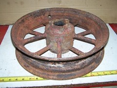 F&H Round Spoke Front Tractor Wheel 16″ Rim FRENCH HECT HC223 Original Implement
