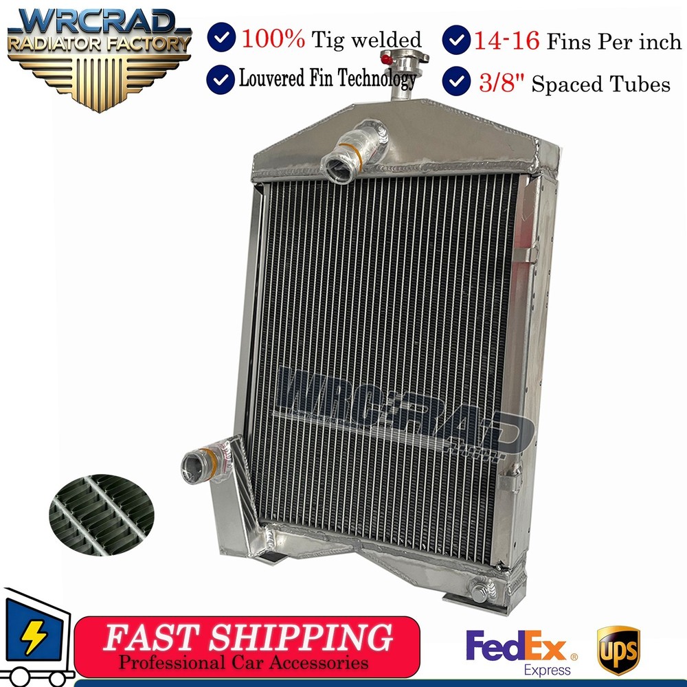 Aluminum Tractor Radiator For Ford 8N 9N 2N Models 86551430 789 790 791 # 8N8005
