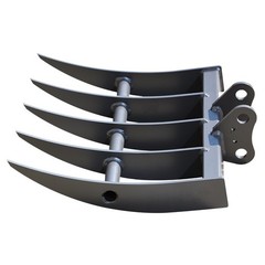 HUAYEE Mini Excavator 500mm Rake Attachment for 1-3 ton Digger with pinsx2