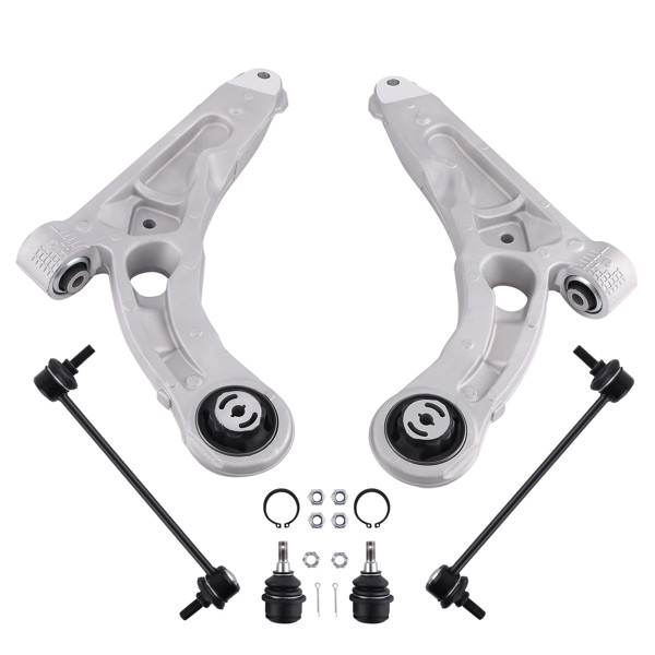 2PCS Front Suspension Control Arms w/Sway Bar Link Fit for 2014-2018 Jeep Cherok