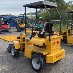 AGT 24HP RATO Gasoline Engine Mini Skid Compact Track Loader Wheeled KRW23