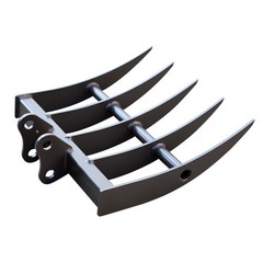 HUAYEE Mini Excavator 500mm Rake Attachment for 1-3 ton Digger with pinsx2
