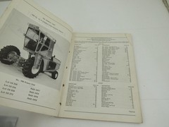 New Idea 709 Uni-Power Unit Allis Chalmers Diesel Parts List Catalog Manual