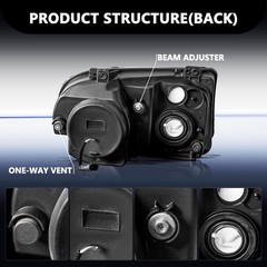 Projector Headlamp Assembly for 300C 2005 2010 Halogen Left Right