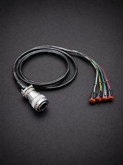 Skid Steer Aux Control Harness 14 Pin 8′- 4 Function fits CAT | Bobcat | Deere