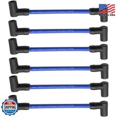 6 Pcs Spark Plug Wire 6″ High Performance Premium Marine Replacement for Evinrud