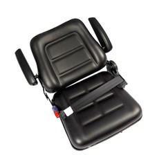 w/ Armrest Universal Tractor Seat For Forklift Excavator Skid Loader
