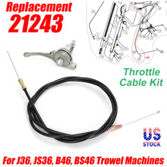 US Replacement 21243 Throttle Cable Kit For J36, JS36, B46, BS46 Trowel Machines