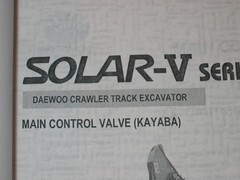 DAEWOOD SOLAR SERIES 5 V EXCAVATOR GENERAL MAINTENANCE PROCEDURES SERVICE MANUAL