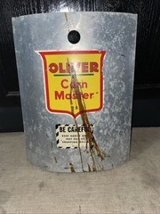 Oliver Corn Master Access Safety Panel Vintage