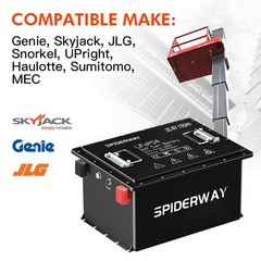 24V 150Ah LiFePO4 Lithium Battery for JLG R6, 6RS, 10RS, 1932RS, 1532E2, 1930ES