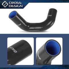 Black Radiator Hose Set Upper Lower & Bypass Hoses Fit For John Deere Models