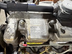 SHIBAURA N844Lt TURBO DIESEL ENGINE; 500 HOURS; SAME AS PERKINS 404D-22t