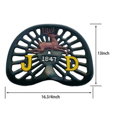 Metal Faithfully Reproduced Cast Iron John Deere Tractor Seat