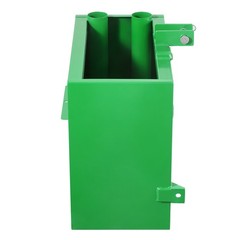 Ballast Box 3 Point Category 1 Tractor Quick Tach Hitch Counterweight Green Red