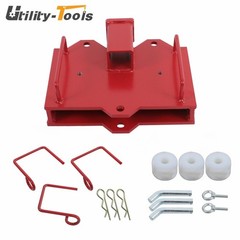 2 Inch Forklift Hitch Adapter Dual Pallet Trailer Tow Receiver Attachment