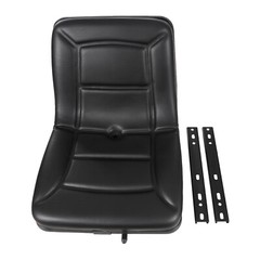 Universal Forklift Seat Adjustable Tractor Seat PU Bulldozer Seat Drainage Hole