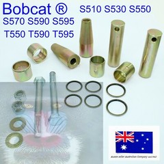 fits Bobcat Bobtach Pivot Pin Bush Bucket End Kit 7135590 6730997 S510 S530 S550