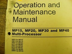 CAT CATERPILLAR MP15 MP20 MP30 MP40 MULTIPROCESSOR OPERATION / MAINTENACE MANUAL