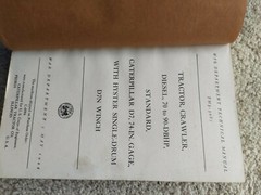 TM5-3081 War Department Technical Manual Tractor Diesel Caterpillar Rare