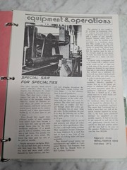 CONTINENTAL MACHINE TOOL SALES INFORMATION BROCHURE LITERATURE CATALOG 1972