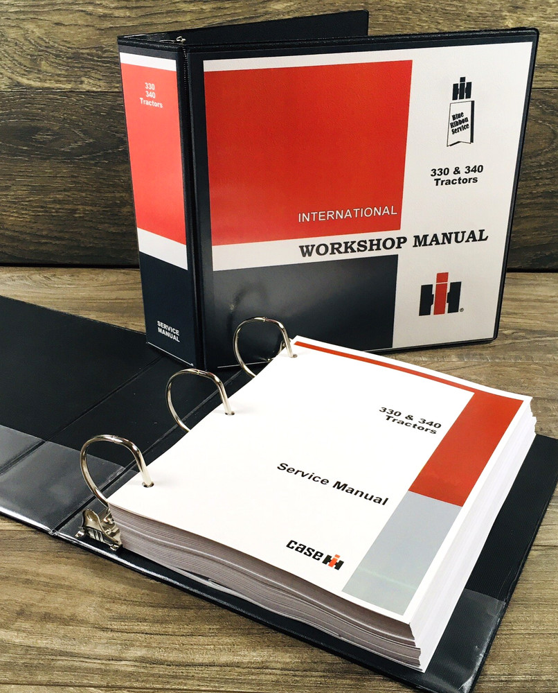 Farmall International 330 340 Service Manual Repair Shop Book Overhaul Workshop