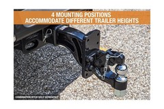 Buyers Products PM3109 Pintle Hook Mount, 4 Position Adjustable Trailer Hitch…