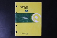 John Deere 10XE 15XE High Pressure Washers Operator’s Manual OMTY21614 English