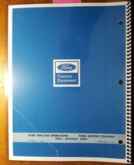Ford 909 910 60″ 72″ Rotary Cutter Mower Owner Operator’s Manual SE 3086-B 12/72
